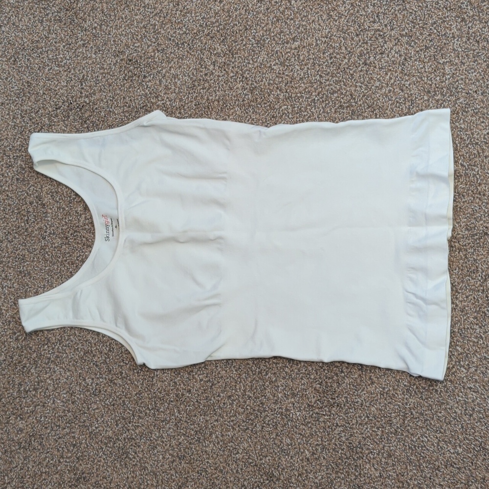 Skinnygirl Smoothers & Shapers White Tank Top - Size XL